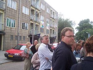 Hans Smolders in de wijk Jeruzalem